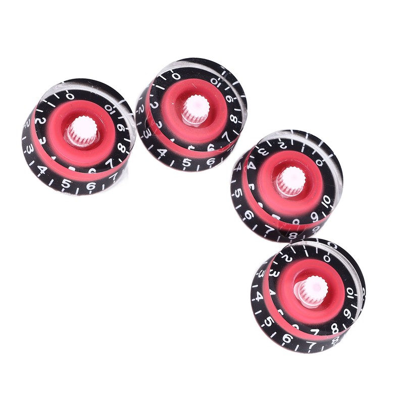 4Pcs Electric Guitar Knob Set Acrylic Volume Tone Control Guitar