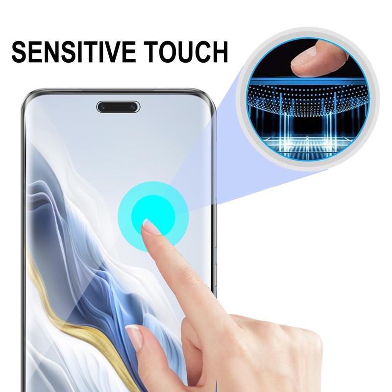 NUCNOK Pack of 2 Screen Protectors for Honor Magic 6