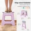 Vigar Compact Step Stool Foldable, 12-1/2-inch Step Stools for Adults