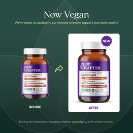 New Chapter Every Man's One Daily Multivitamin, 60 Tablets | Supports Immune, Energy, Bone Health with Fermented Ingredients & Organic Vegetables & Herbs, Vegan, Kosher & Gluten-Free