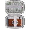 Lebakort Hard Case for INSTAX Mini Evo Instant Camera Brown