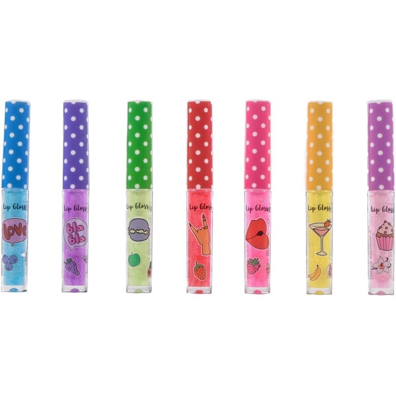 Create it! Beauty Lip Gloss Geur & Glitter, Pack of