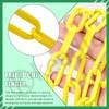 Keadic 5M 21PCS Plastic Fence Chain Plastic Warning Chain Chain