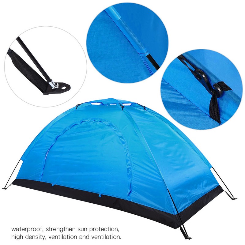 Outdoor Single Person Leisure Waterproof Tent for Camping Fishing Climbingblue
