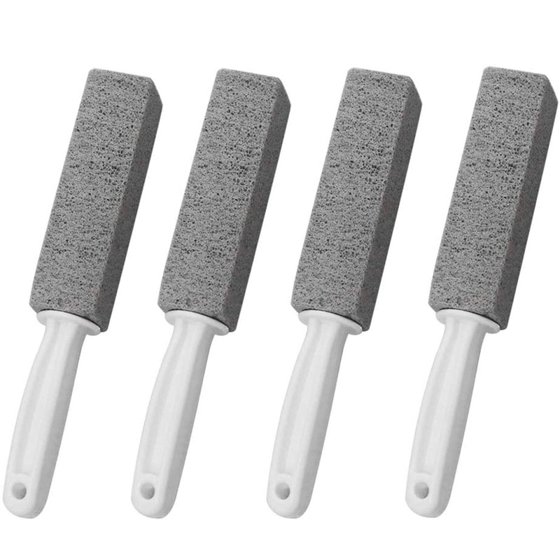 4 Pack Toilet Pumice Stone with Handle, Pumice Stone Toilet