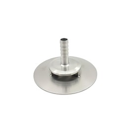 Geife 4inch Wide Sparge Diffusion Plate with 1/2” Barb Connection SS304 Stainless Steel