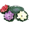 Superdream Solar Power Energy Floating Lotus Flower LED Accent Light