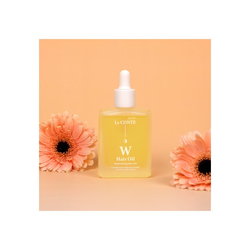 Lecomte W Hair Oil (2 bottles) Curl Clinic Protein Premium