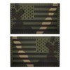 EmWoot 2PCS America American Flag Patches IR Infrared Reflective Patch