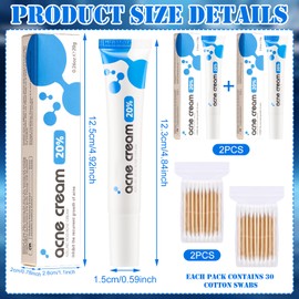 Azelainsäure Gesichtscreme,2 PCS Azelaic Acid Serum,20% Azelainsäure Creme,Anti Pickel Creme Gesicht,Azelaic Acid Face Serum,Pickelmale Gesichtsserum Anti Knötchen Haut Gesichtcreme