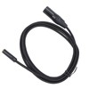 3.5mm Female to 3 Pin XLR Male Cable 24K Gold