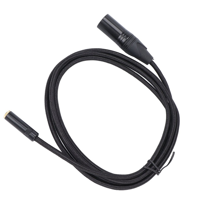 3.5mm Female to 3 Pin XLR Male Cable 24K Gold