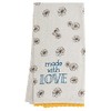 Karma Daisy Tea Towel - 100% Cotton Hand Towels for