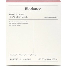 BIODANCE Bio-Collagen Real Deep Mask Hydrating  1.19 oz x 4 ea