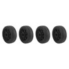 4pcs Suitcase Wheels Replacement Durable Silent PVC Swivel Luggage Caster