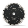 FACHLICH Diamond Cutting Blade 180mm/7" with Turbo Slant Protection Teeth