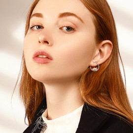 Corgi Earrings S925 Sterling Silver Dog Hoop Earrings Corgi Jewellery for Corgi Lovers for Women, Sterling Silver, No Gemstone