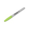 Sharpie Permanent Markers, Fine Point, Lime, Box of 12