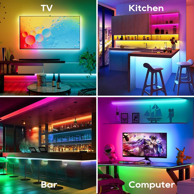 RGB+IC LED Strip 3 m, with App Control and Upgrade