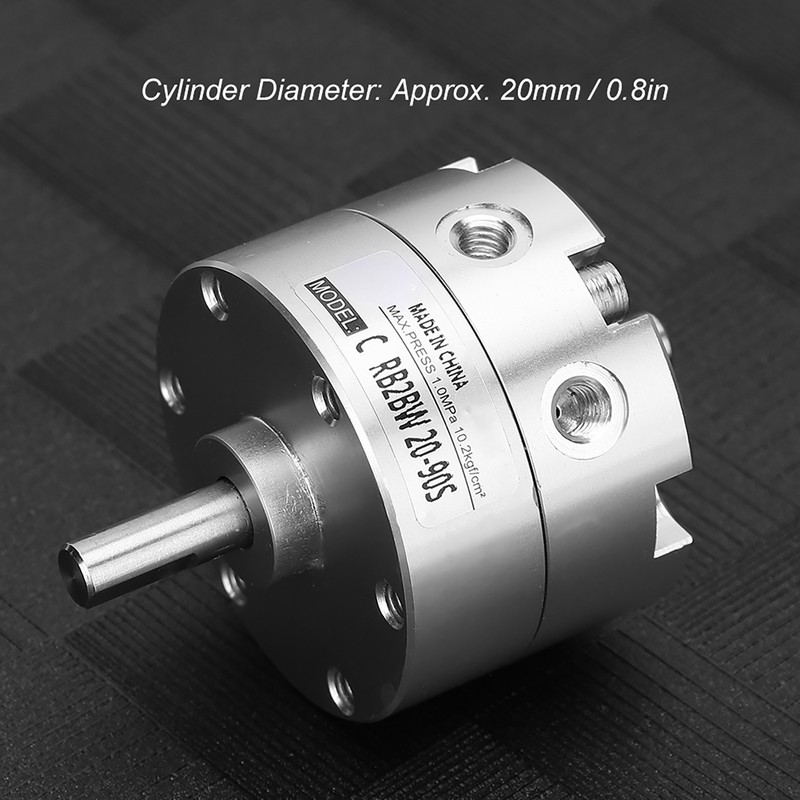 Air Cylinder Vane Type Rotary Stainless Steel Pneumatic Accessories CRB2BW20‑90S