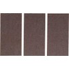BGS Diy 80713 Felt Gliders Plates Brown 100 x 200