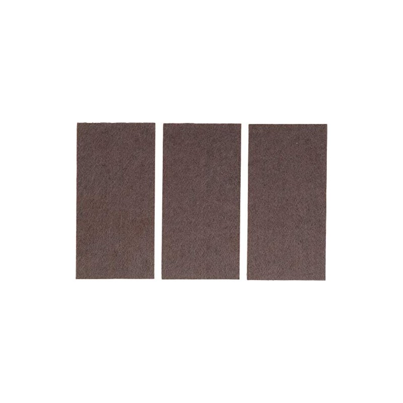 BGS Diy 80713 Felt Gliders Plates Brown 100 x 200