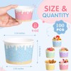 9 oz Ice Cream Bowls Disposable 100 Pack Candy Snack