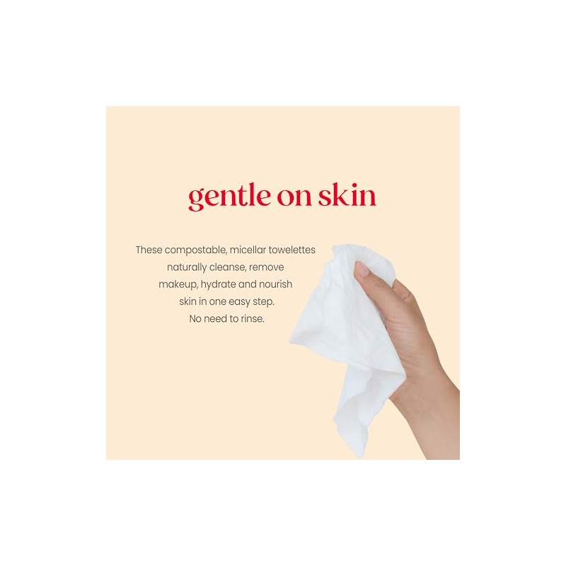 Burt's Bees Micellar Cleansing Towelettes, 30 Count (Pack of 3)