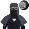 SagaSave Protective Hood, Full Protective Dust Shawl Cap with Goggles,