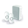 Honeywell DC313NFB 3 Series Portable Doorbell with Two Pushes -