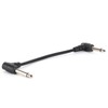 6PCS Guitar Effect Pedal Cables 6.35mm Elbow Right Angle Connector