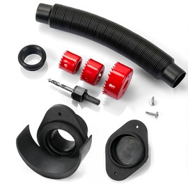 Rain Barrel Diverter Kit for 2x3" Downspout - Rain Water Diverter Connector System Fits Rectangular Downspouts, Converts Plastics Barrel into Rain Barrel