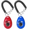 Acehome 2 Pack Dog Training Clicker with Wrist Strap, Pet