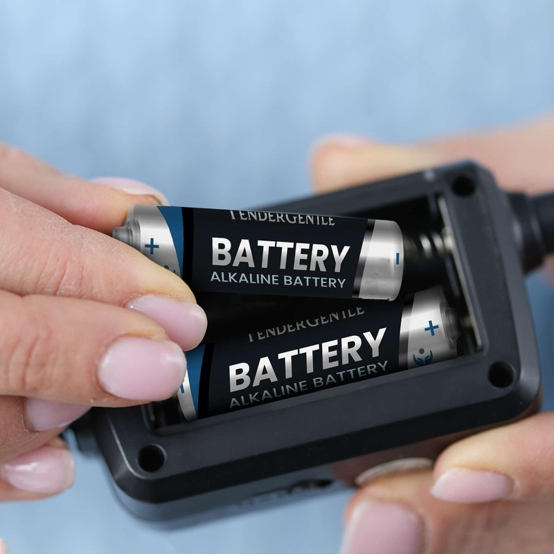 TenderGentle Double AA Batteries Case of 144 - Alkaline AA