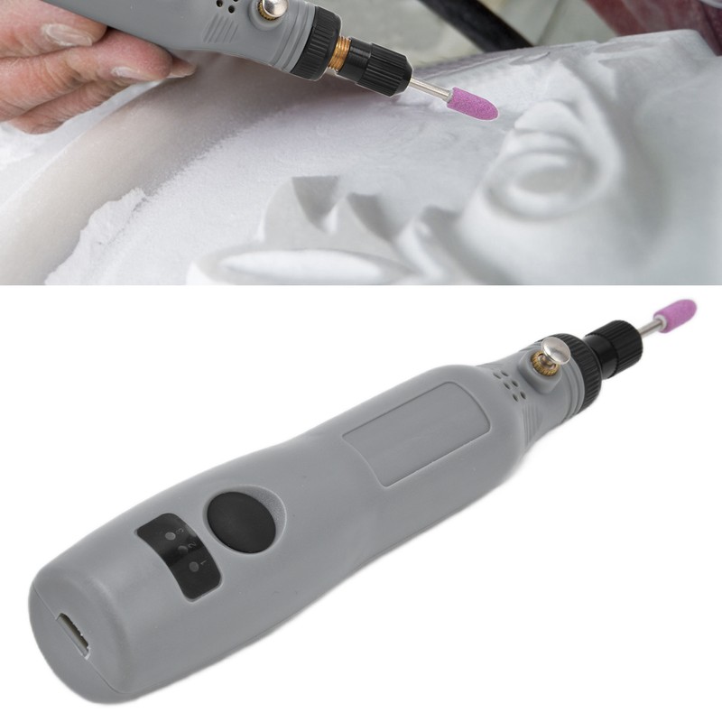 Mini Electric Drill DC5V 3‑Speed Adjustable Mini Electric Grinder Set