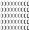 Key Tags with Split Ring, 50 Pack, of one Colour,