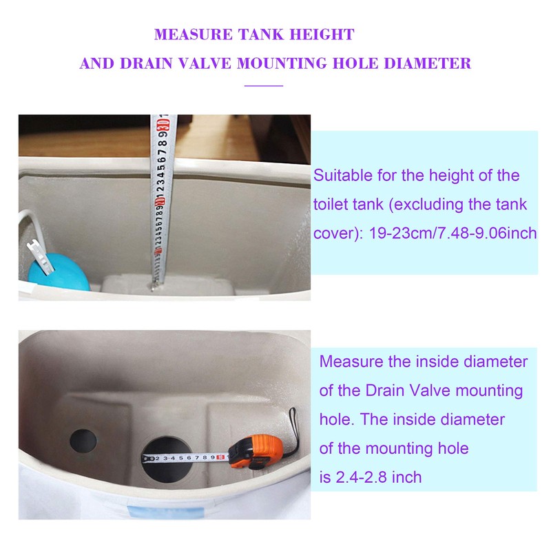 White 18cm Height Water Tank Connected Dual Flush Fill Toilet