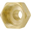 2 Pack Brass Pipe Fittings, BERANMEY 1/4" to 1/2" Pipe