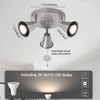 SEEBLEN 3-Light Industrial Directional Track Lighting with Pull Chain On/Off,