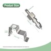 15pcs Stainless Steel Rabbit Watering Nipples Metal with Cage Rodent