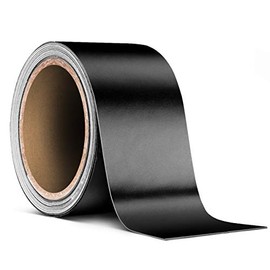 VViViD Rollo de cinta adhesiva de vinilo mate de 2 pulgadas x 20 pies (negro mate)
