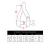 Extreme Max 3006.8222 BoatTector Stainless Steel Twist Shackle - 1/2"