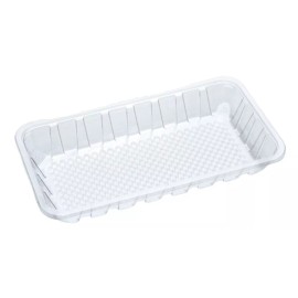 TogoTainer PET Clear  10.75 x 5.75 x 1.37inches Rectangle Meat Tray 300 counts