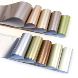 DANNEASY 10 Roll Metallic Nail Foil Transfer Holographic Nail Foils Sheets Frosted Nail Stickers for Women Starry Sky Nail Art Foil for Nails Design 3D Nail Art Decoration