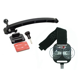 Action Mount Smartphone Helmet Mount Extension Kit Adapter for Smartphone, Operable with Any Phone. Strongest Hold on The Market.