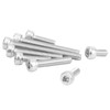 200Pcs Hex Socket Cap Head Screw 304 Stainless Steel Boxed