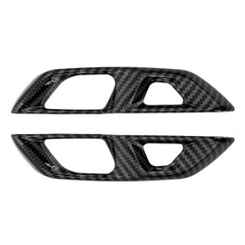 KoLeddy for C8 Corvette Carbon Fiber Door Lock Switch Button Trim Accessories for Corvette C8 2020-2024 (Carbon Fiber)