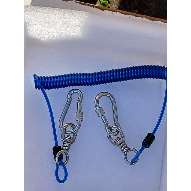 BBI Tethered Tools Safety Lanyard Coil Spring Wire Tool Lanyard