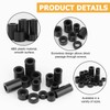 110 Pcs Plastic Spacers ABS Round Spacer M6 M8 Rubber