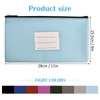 Pack of 8 Wallets, 8 Colour Document Folder, A5 PU